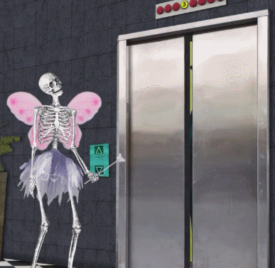 傲娇又搞怪的骷髅小仙女 感觉像是巴啦啦小魔仙附体一样 ▽