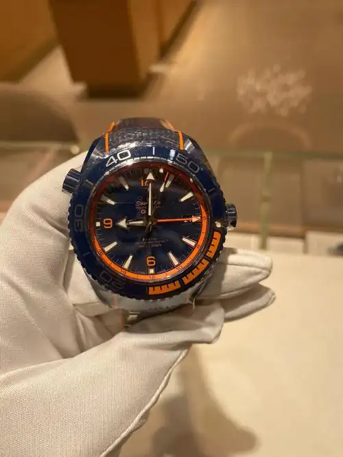 欧米茄深海之蓝太漂亮了