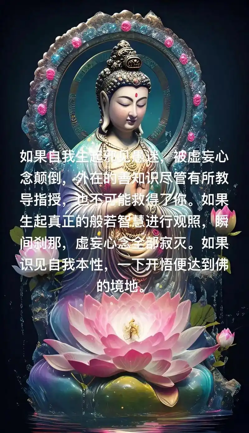 觉醒开悟 #修行 如果自我生起邪见愚迷,被虚妄心念颠倒