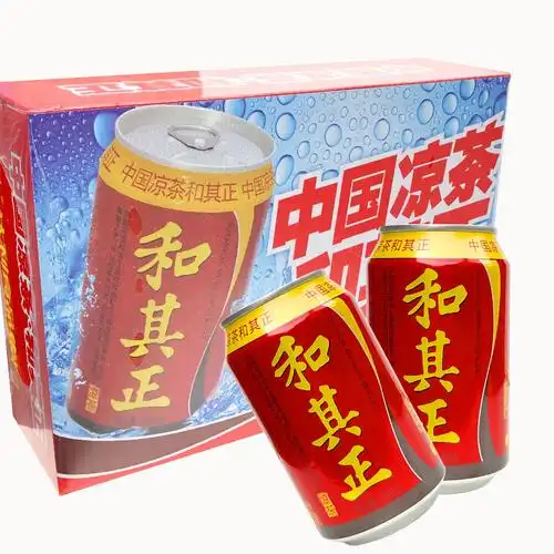达利园和其正凉茶饮料310ml*6罐植物饮料火锅饮品整箱下午茶罐装