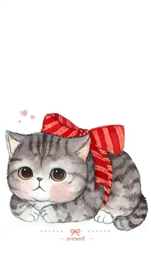 手绘猫咪萌萌哒