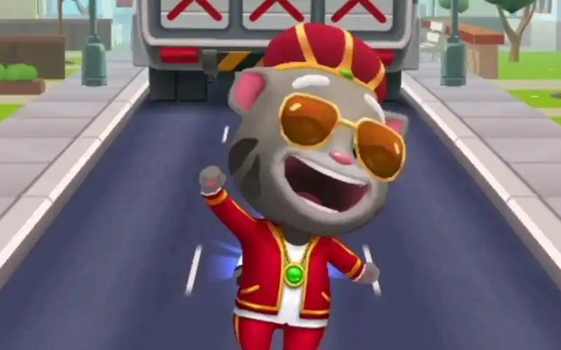 超级汤姆猫抓小浣熊还是跑掉了