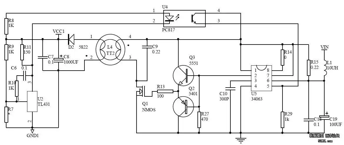 34063隔离电路求助