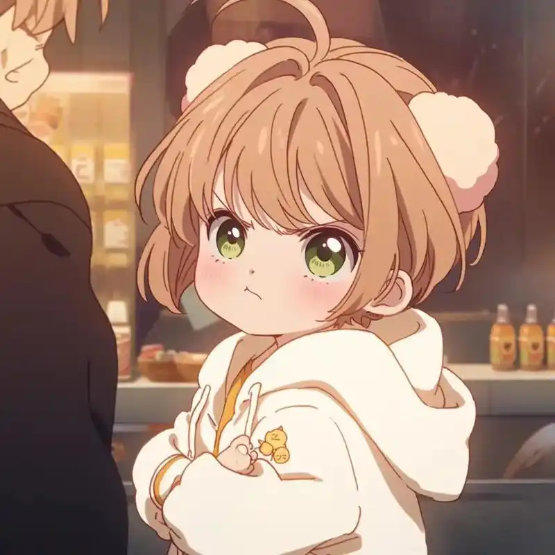 生气的小樱头像 #魔卡少女樱 #动漫 #萝莉 #二 - 抖音