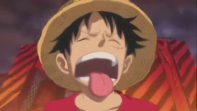 海贼王路飞伸舌头热成狗gif动图_动态图_表情包下载_soogif