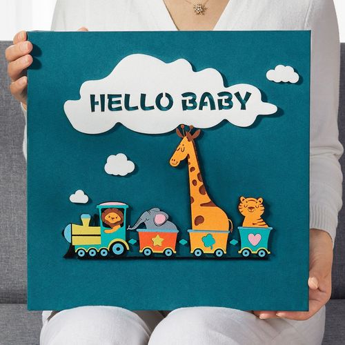 相册影集diy相册本宝宝成长自粘式覆膜家庭手工照片567情侣纪念册