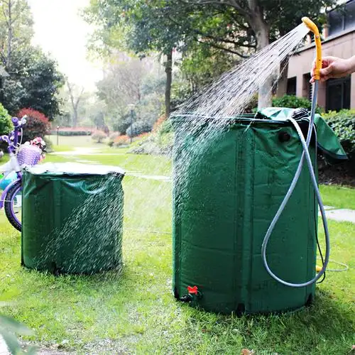 750 升可折叠雨桶 pvc 防水布可折叠水箱用于雨水收集