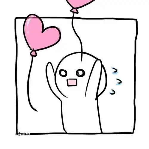 简笔画网红头像一对 简笔画图片大全-普车都