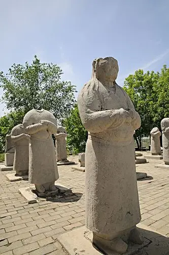 武则天墓图片_图片大全