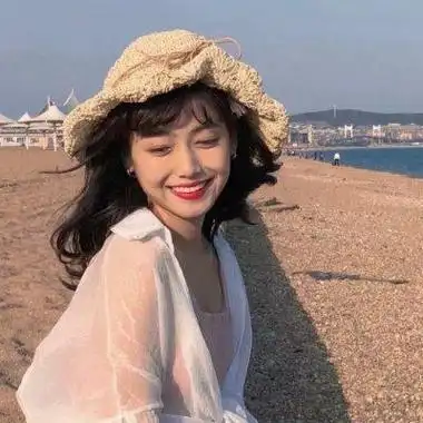 海边系列干净清爽女生头像