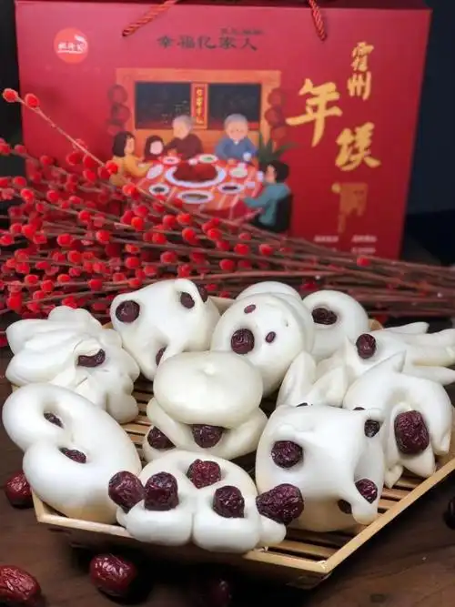 霍州年馍 山西特产霍州年馍枣馍花馍馒头馍馍制作年味礼盒装5斤 10斤