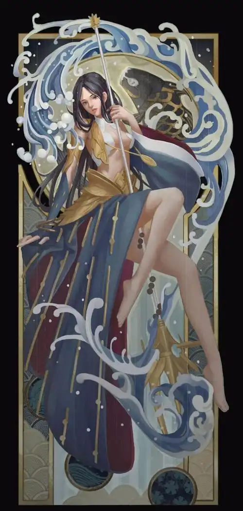 每周一课佛系女性夜叉与浮世绘的设计融合