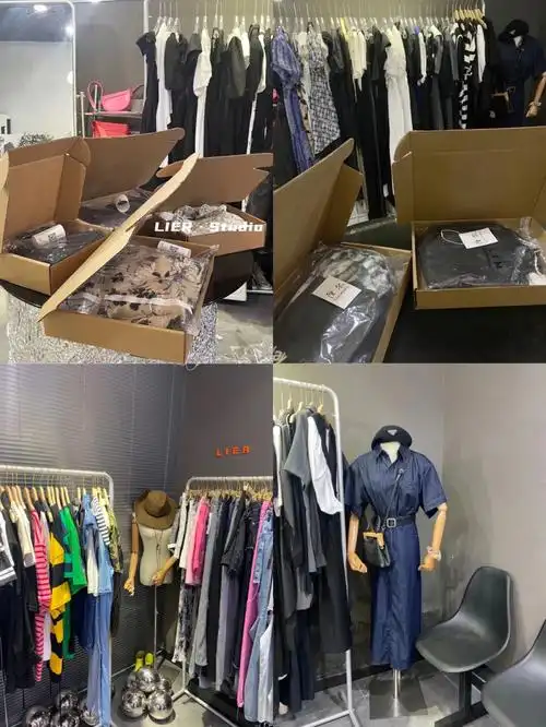 开在266566楼的自助服装店进货式购物