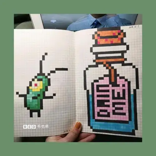 像素简笔画简单 简笔画图片大全-蒲城教育文学网