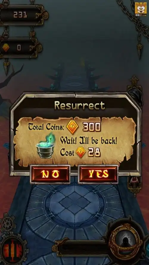 手机游戏界面《crazy fist 2》ui设计