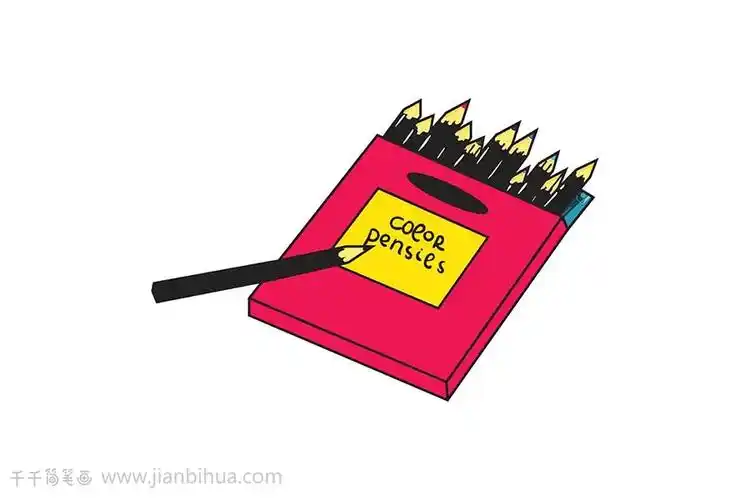 彩色铅笔简笔画大全