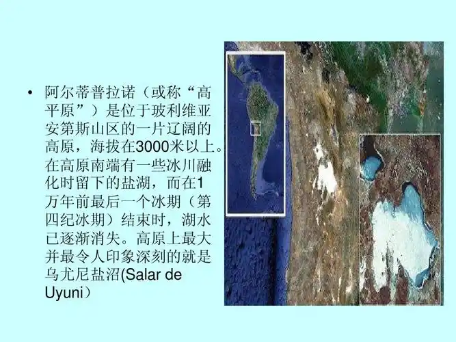 地理课前知识——乌尤尼盐沼ppt