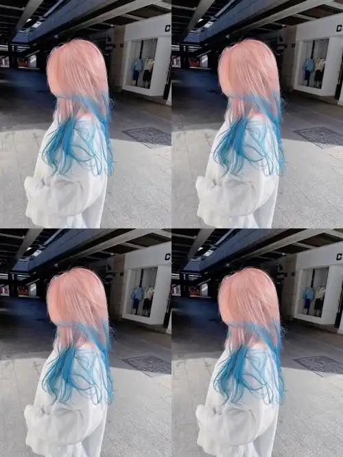 绝对不能放过的显白樱花粉渐变蓝绝60