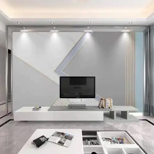 100款电视背景墙沙发墙卧室墙背景画墙布.#100款电视背景 - 抖音