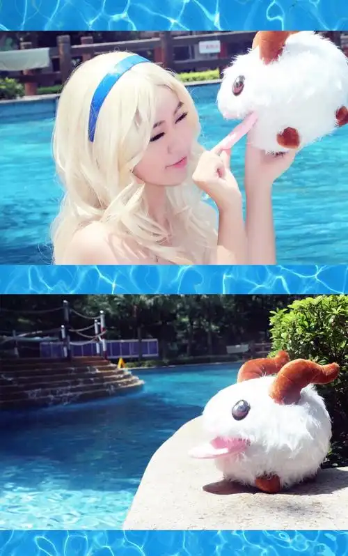 英雄联盟泳池派对拉克丝cosplay