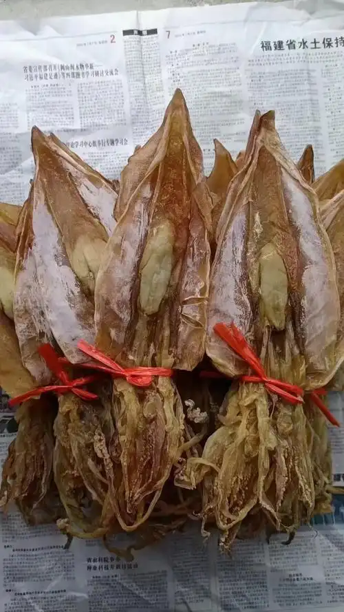 正宗小岞手钓新鱿鱼母,93自然日晒成,鲜香,肉厚,弹牙!口感 - 抖音