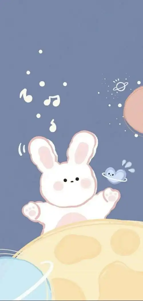 卡通星河兔壁纸