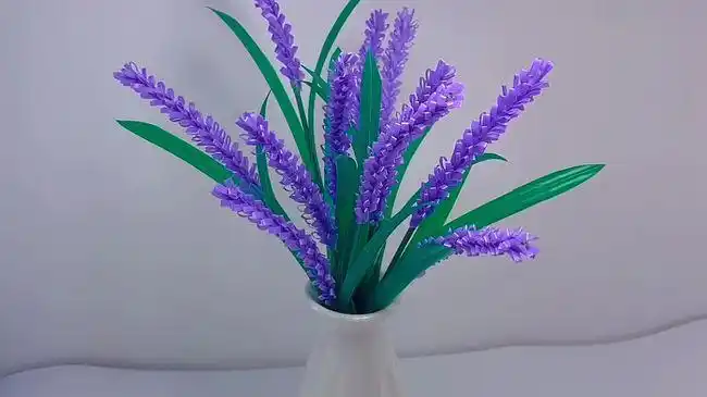 吸管手工创意作品合集:兰花,小雏菊,郁金香,薰衣草,菊花麦穗