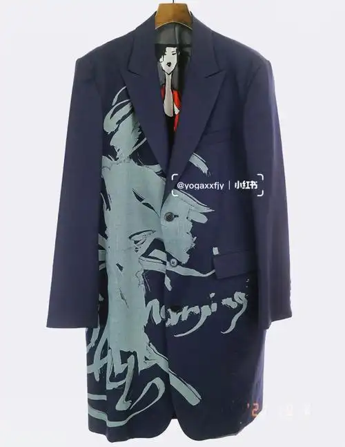 yohjiyamamotopourhomme拨染女郎西装