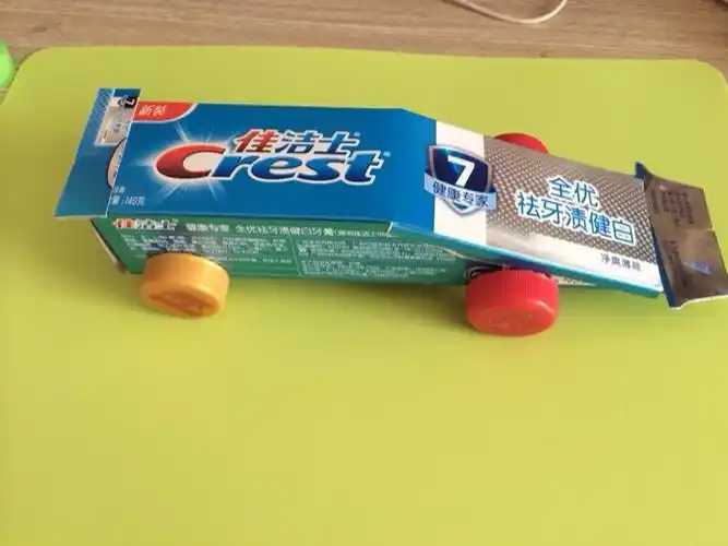 牙膏盒还能做成小汽车?那有什么?看我的!