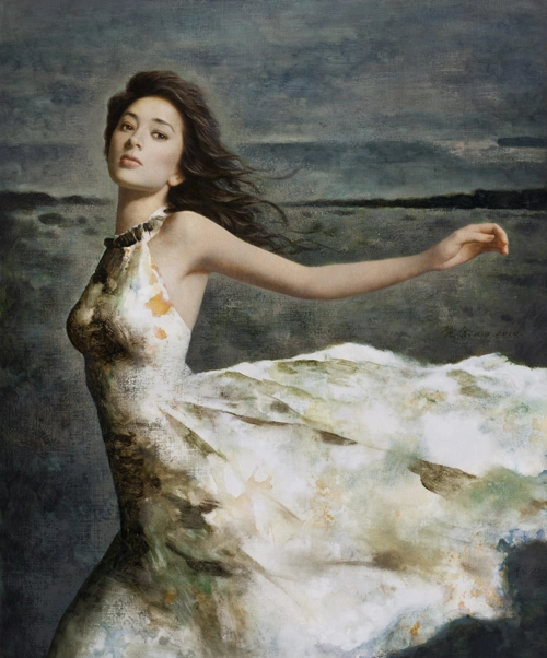 乐山市美术馆2019境界61遇见经典油画名家邀请展参展艺术家谢楚余