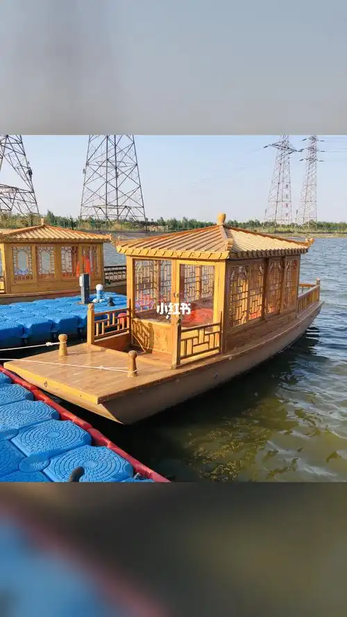 景区公园农家水上观光餐饮电动游船