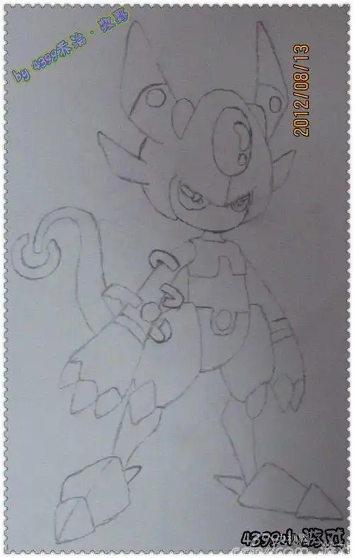 布莱克王胶囊简笔画