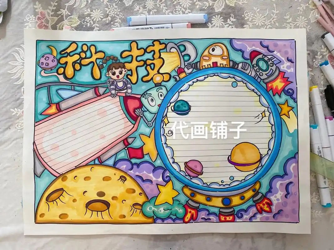 客定科技手抄报