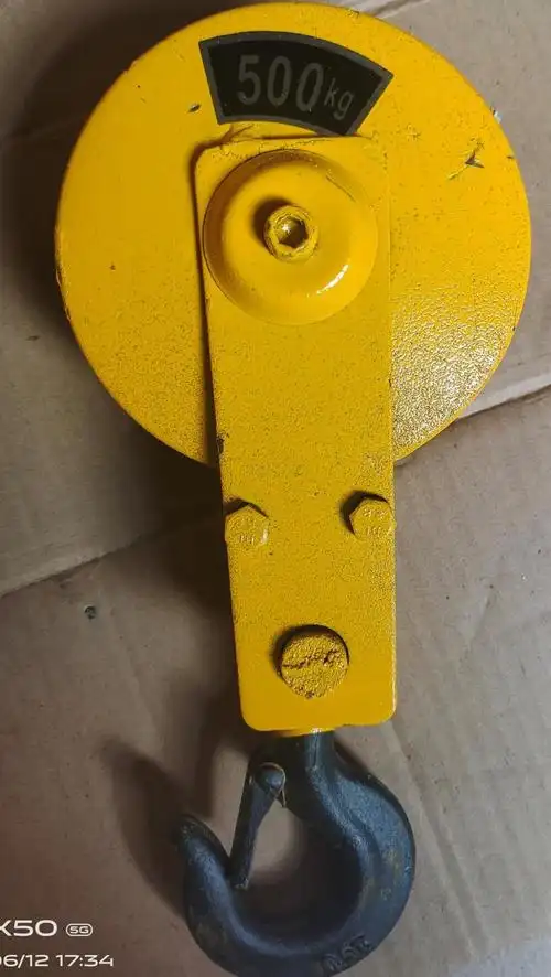 钢丝绳电动葫芦下钩荷包钩低净空钩国标精品加厚吊钩起重行车配件