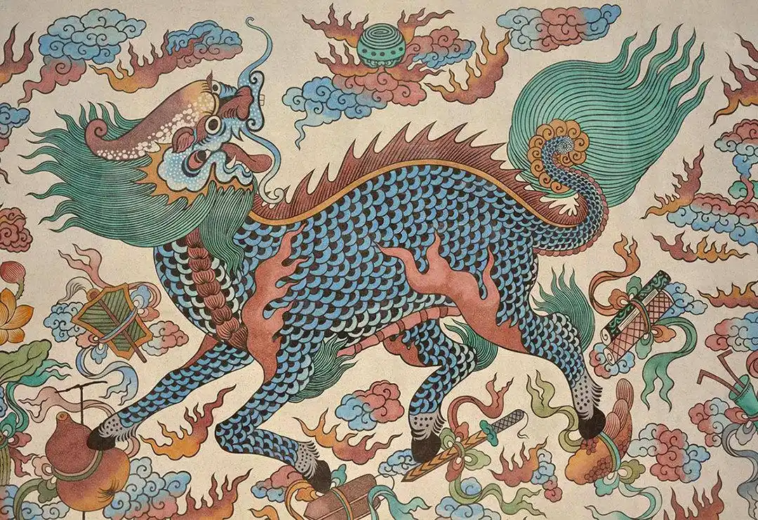 麒麟真的存在吗那张黑白的麒麟照片是谁拍的