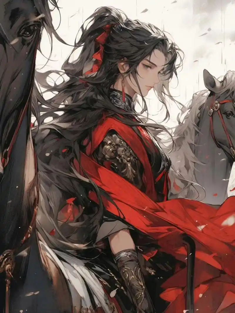 原神# 古风系列作品,"鲜衣怒马少年郎 67".少女的侠义风度.