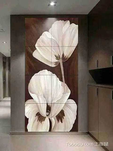 进门对面墙装修效果图一进门对面的墙如何设计