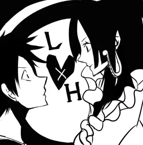 求女帝和路飞的情侣头像