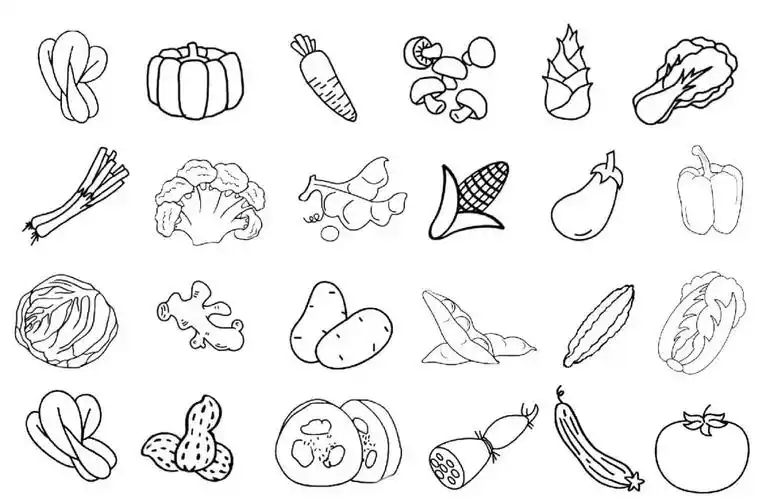 蔬菜简笔画高清图片