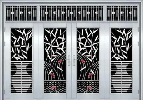 厂家直销 不锈钢门 304不锈钢四开大门