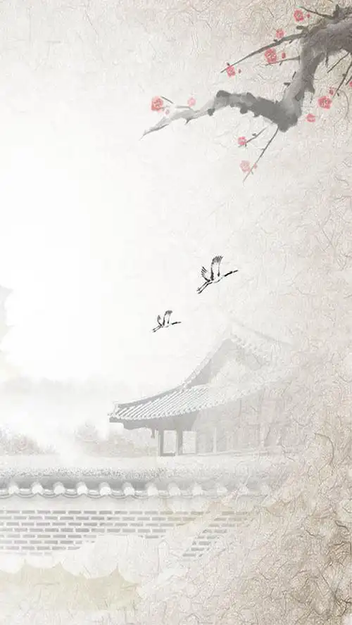 水墨古风背景素材