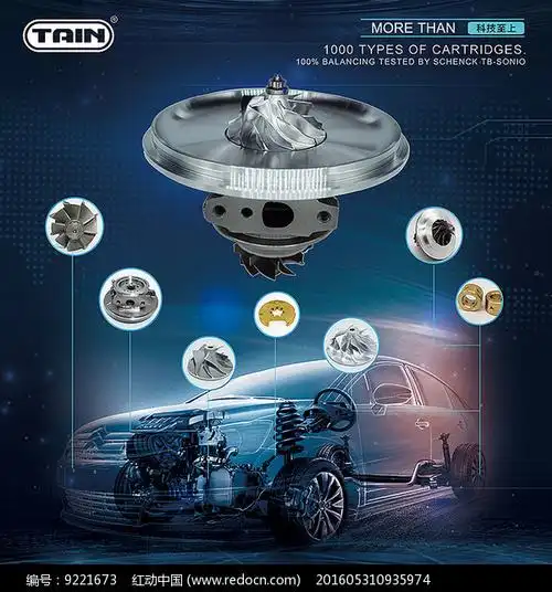 汽车配件海报设计