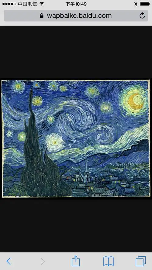 梵高的星月夜-----作者倪谦益