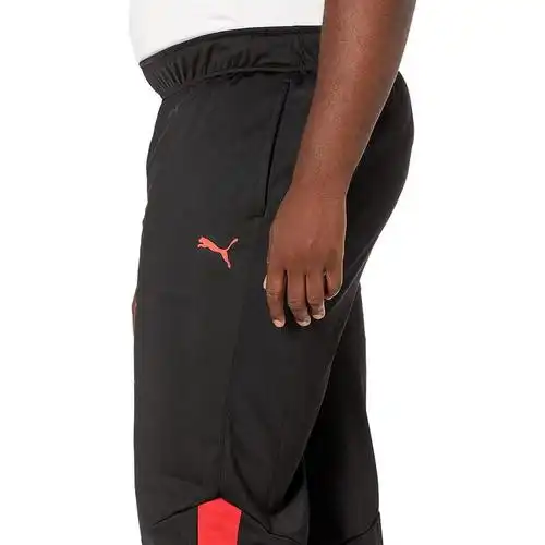 puma彪马运动裤男式pumablackhighriskred4xb34