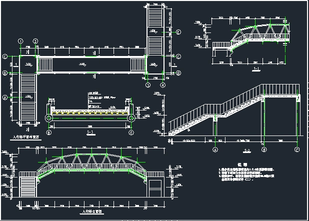 人行天桥主梁结构 查看详情>> 立即下载 南北地下车库连