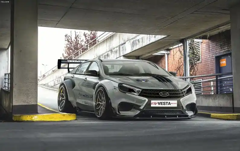 壁纸,2500x1573,拉达汽车,改装车,vesta,灰色,汽车,下载,照片