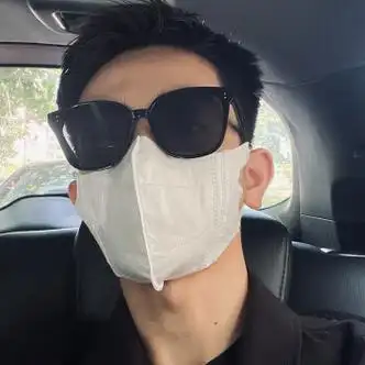 春景夜雪新款方形复古墨镜男潮开车遮阳网红2023太阳镜女显脸小黑框黑