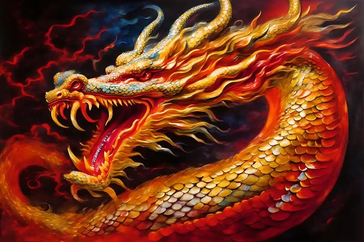 中国龙#二次元##动漫##龙# ##壁纸##动漫壁纸##炫酷