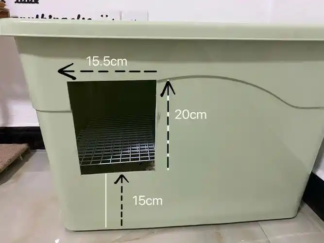 60自制走廊封闭式猫砂盆教程