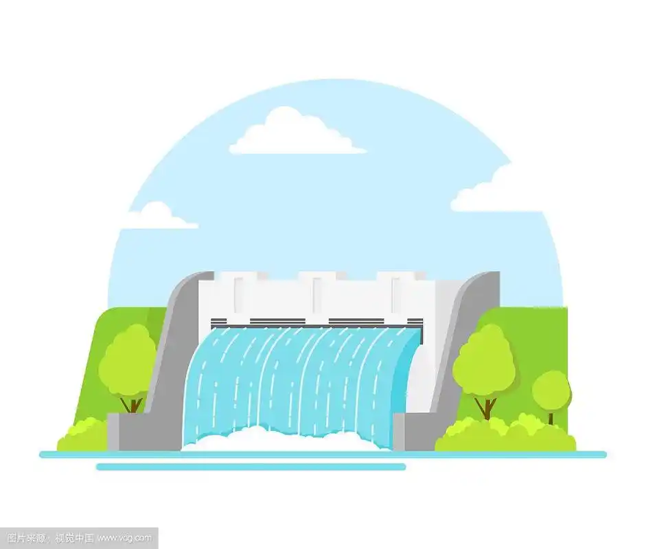 卡通水电站上的风景